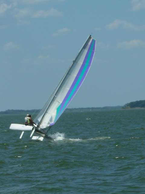 Nacra 5.5 sloop, 1996 sailboat