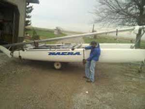 Nacra 5.5 sloop, 1996 sailboat