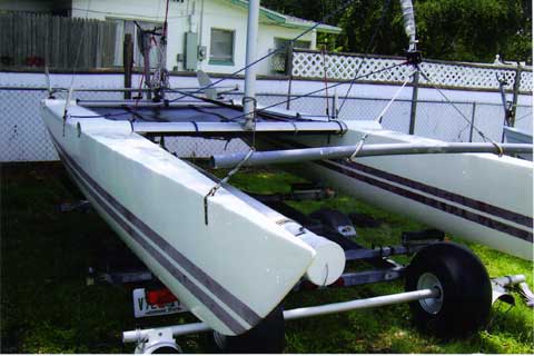 Dart 18 catamaran sailboat