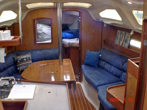 Hunter 340 sailboat
