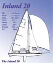 2001 Inland 20 sailboat