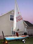 1974 Laser sailboat