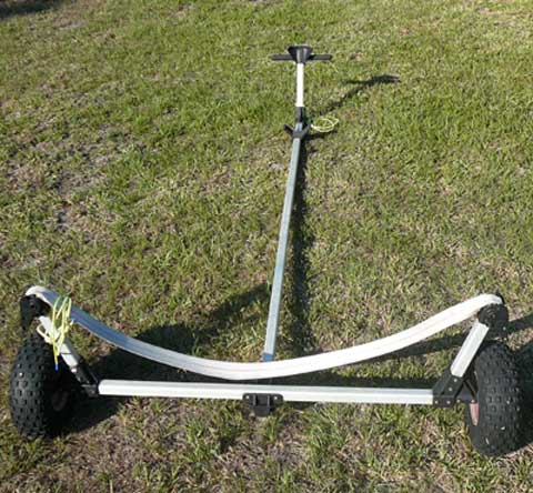Laser sailboat