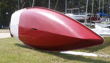 197? Laser sailboat