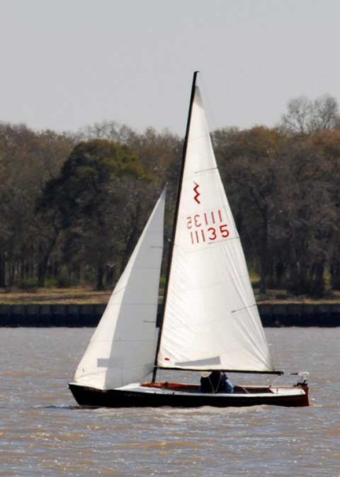 Lightning sailboat