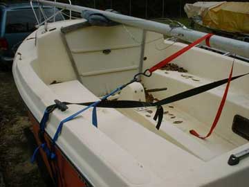 1970's Newport 17 sailboat