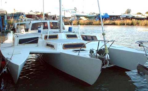 Piver Victress 40 trimaran sailboat