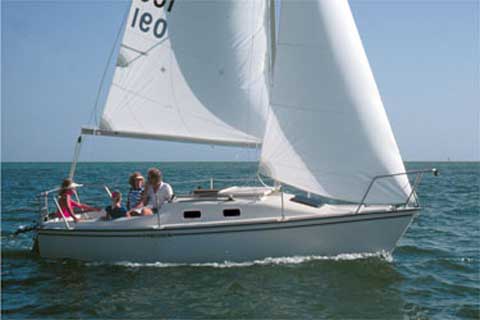 Precision 21 sailboat