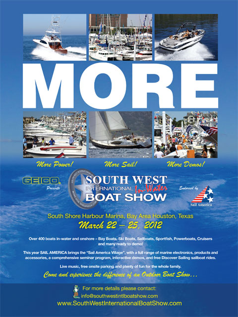 South West International Boat Show 2012, Houston, Texas 