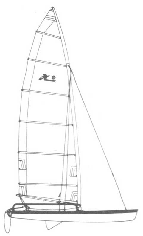 Hobie 17 Sport, 1987 sailboat