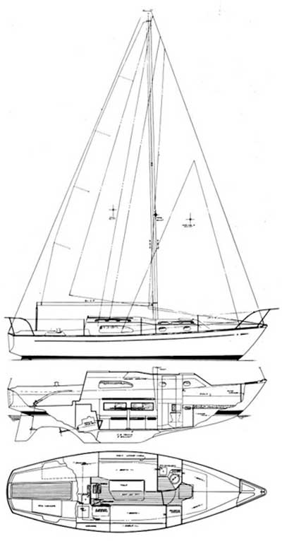 Irwin MK II 28', 1975 sailboat