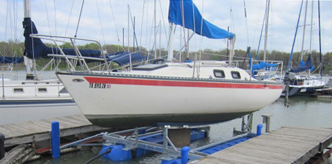 Mirage 236, 1982, Lake Lewisville, Oak Point, Texas sailboat