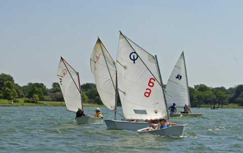 North Texas Sailing School sailboats