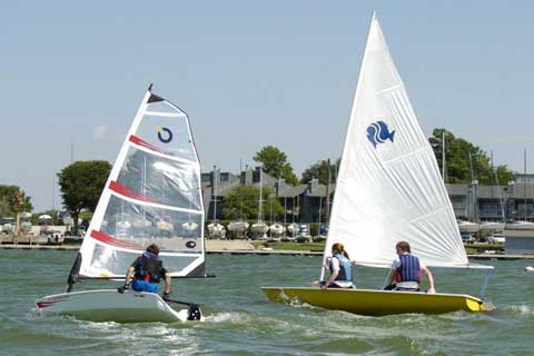 North Texas Sailing School sailboats