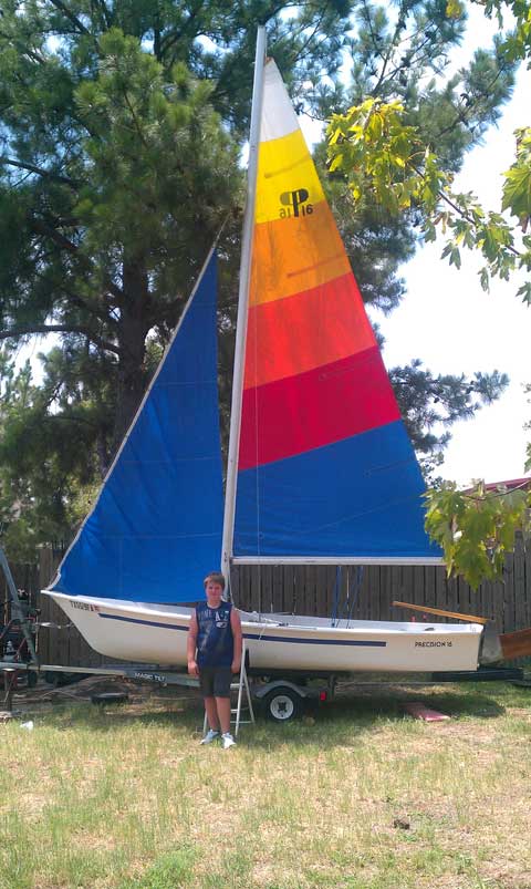 Precision 16 1984 sailboat
