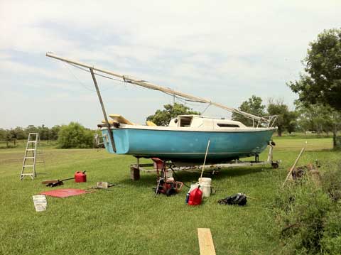 Venture 21, 1971, Santa Fe, Texas sailboat