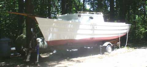 Homebuilt wooden daysailor, 20ft., 1991 sailboat