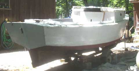 Homebuilt wooden daysailor, 20ft., 1991 sailboat