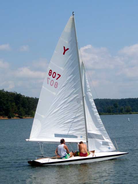 Y-Flyer Wooden Sailboat, 18', 1962 sailboat