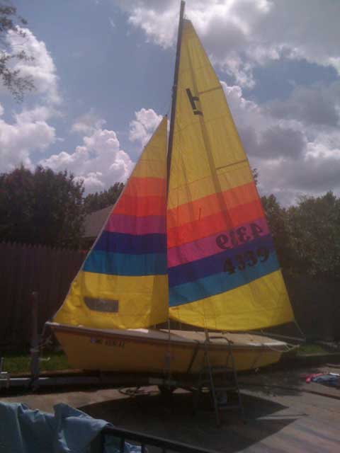 Holder 14, 1985 sailboat