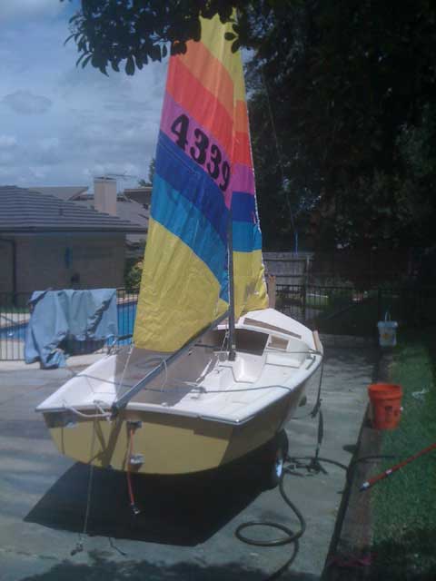 Holder 14, 1985 sailboat