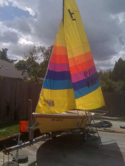 Holder 14, 1985 sailboat