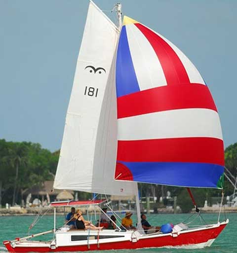 Tike 30 catamaran sailboat