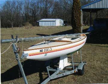 1984 America 17 sailboat