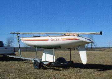 1984 America 17 sailboat