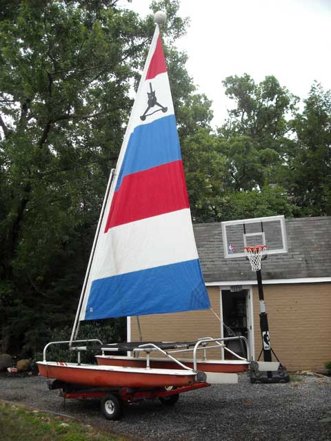 Aquacat catamaran sailboat