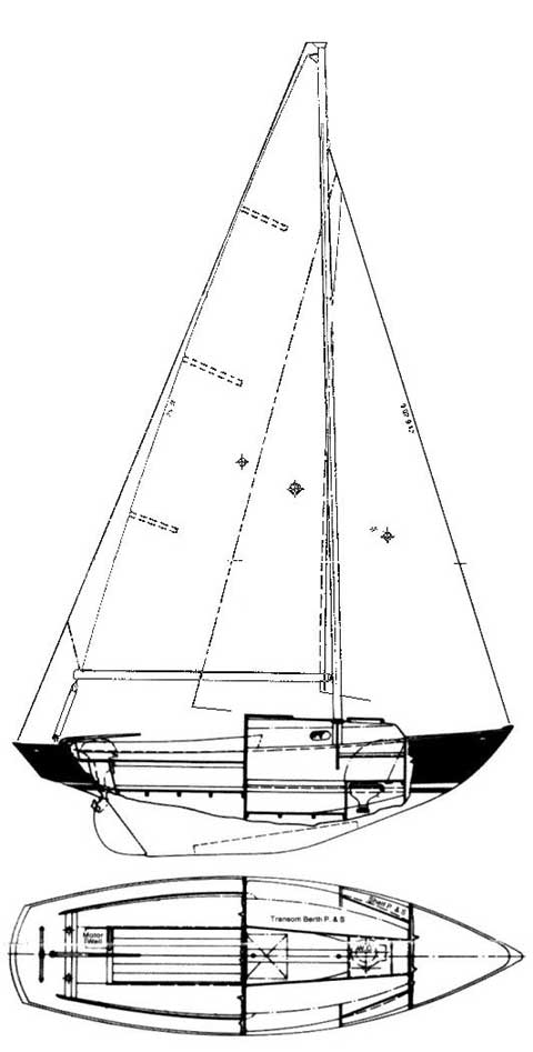 Bristol 19 sailboat