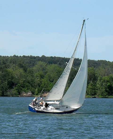 C and C 30, 1973 sailboat