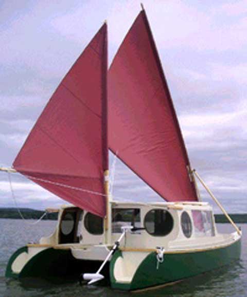 Crab Claw 21 catamaran sailboat