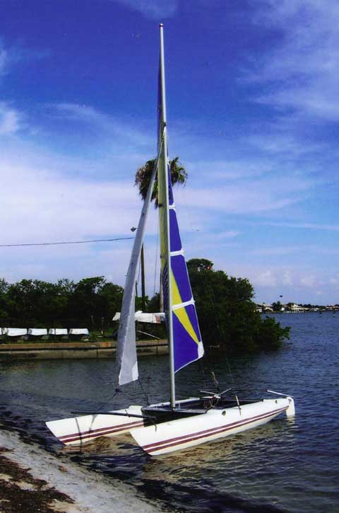 Dart 18 catamaran sailboat