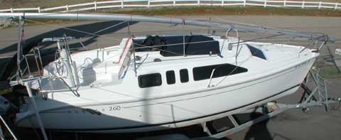 Hunter 260 sailboat