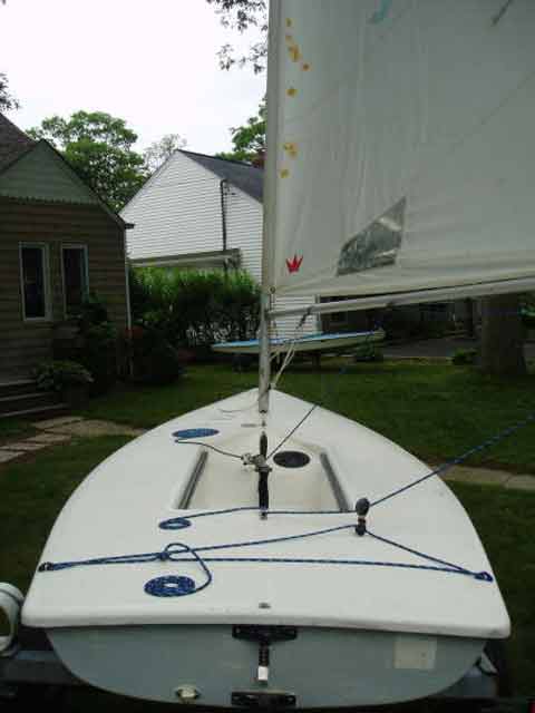 Laser sailboat