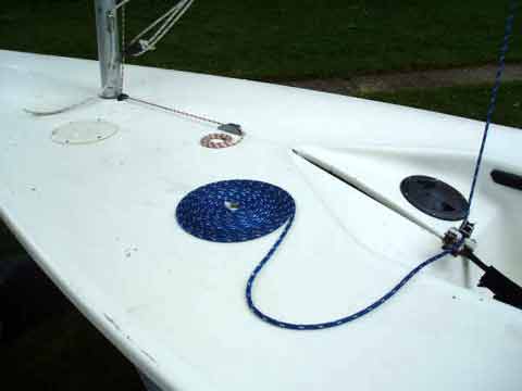 Laser sailboat