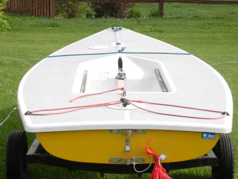 Laser sailboat