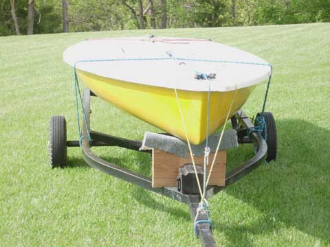 Laser sailboat