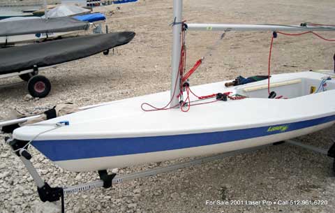 Laser Pro sailboat
