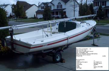 1977 Oday Daysailer 17 sailboat