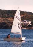 1993 Optimist sailboat