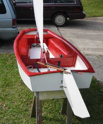 1980 Optimist sailboat