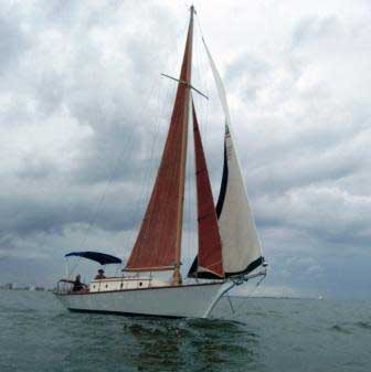 Parker 37 cutter sailboat