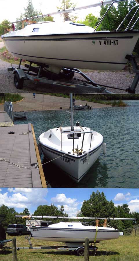 Precision 16.5 sailboat