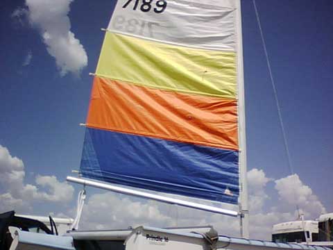 Prindle 16' sailboat