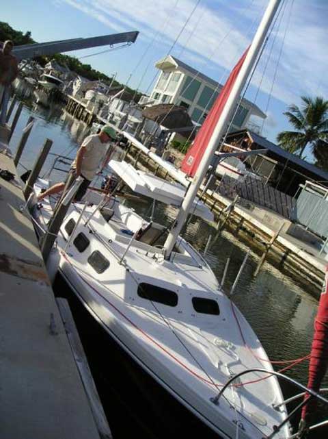 Rhodes 22 sailing boat