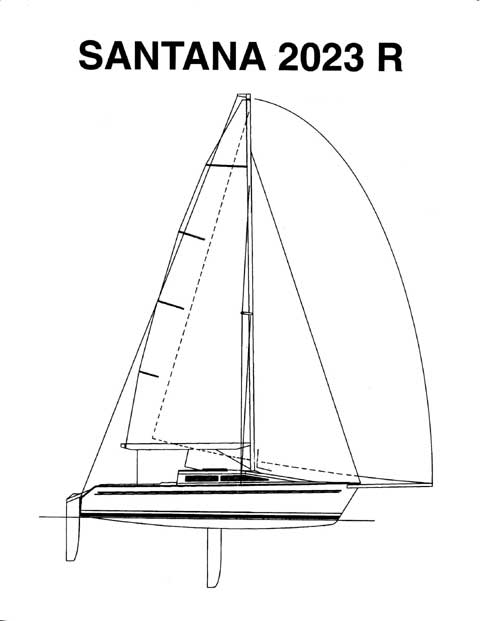Santana 2023R sailboat