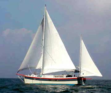 1998 Sharpie 40 Ketch sailboat