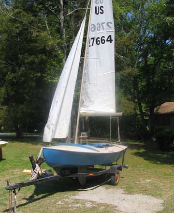 Snipe sailboat